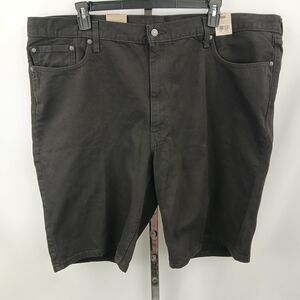 NWT Levi’s 469 Loose Fit Big & Tall Denim Shorts W48 Black